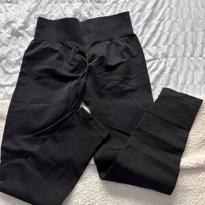 Black High-Waisted Leggings
